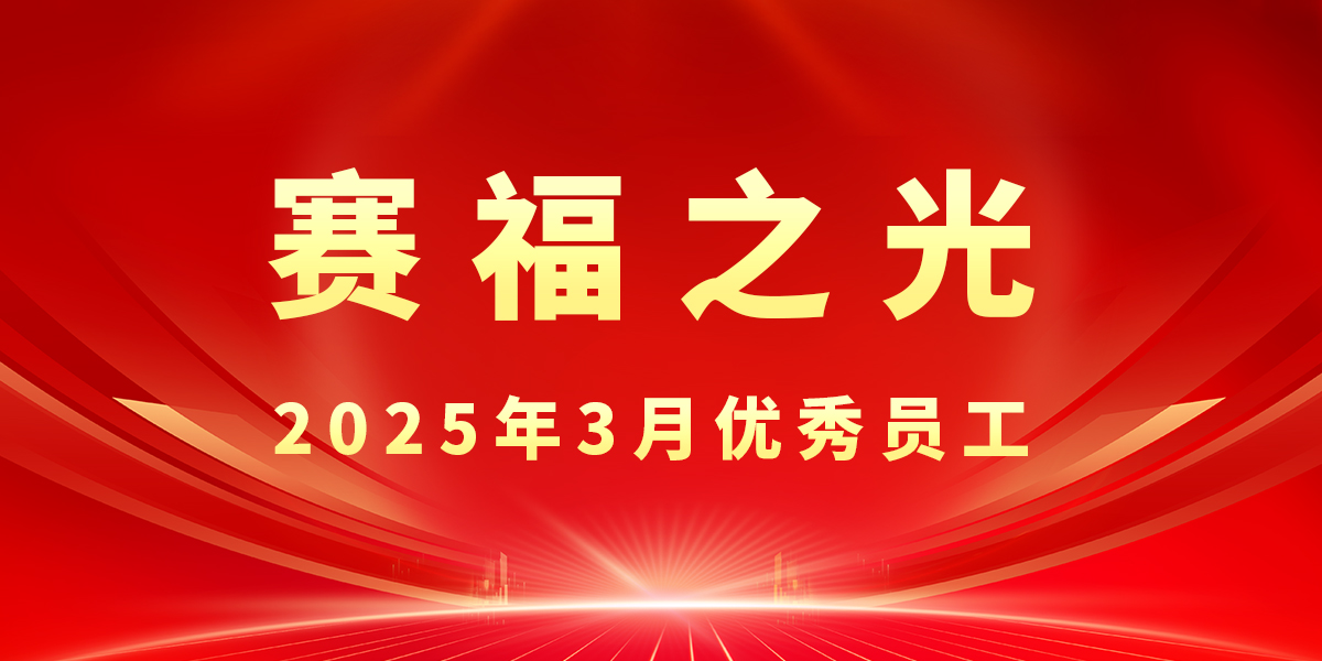【賽福之光】2025年3月優(yōu)秀員工先進(jìn)事跡